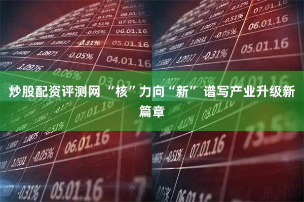 炒股配资评测网 “核”力向“新” 谱写产业升级新篇章
